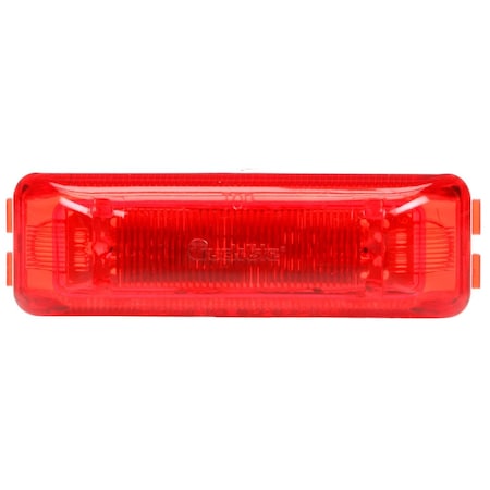 Truck-Lite 19 Series, Led, Red Rectangular, 4 Diode, Marker Clearance Light, Pc2, Fit 'N Forget M/C, 12V 19375R